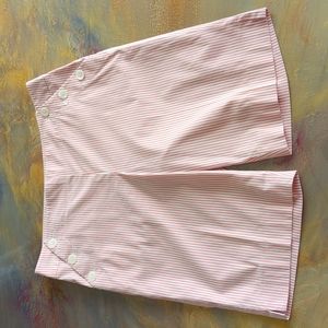 JONES NEW YORK Pink Pinstripe Shorts Size 12